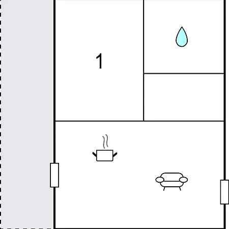 In With Kitchen Appartement *